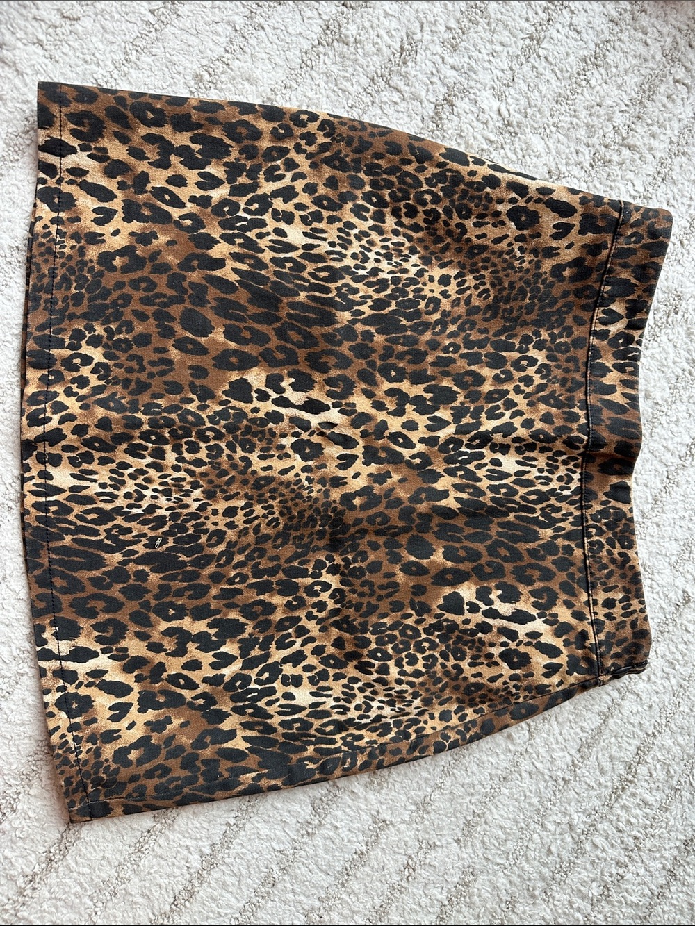 Forever 21 Leopard Print Mini Skirt in Brown